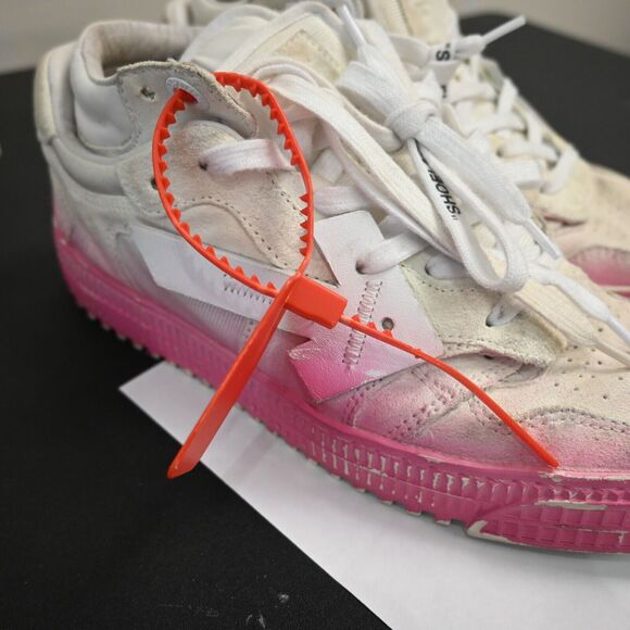 OFF-WHITE 3.0 Trainers Pink Ombre Chunky Sneakers Size 38 - Picture 8 of 14